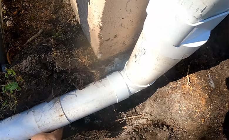 PVC Downspout Drain Pipe